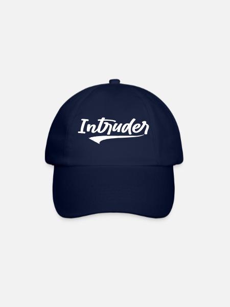 intruder hacker eindringling clan sticker computer - Baseballkappe - Blau/Blau