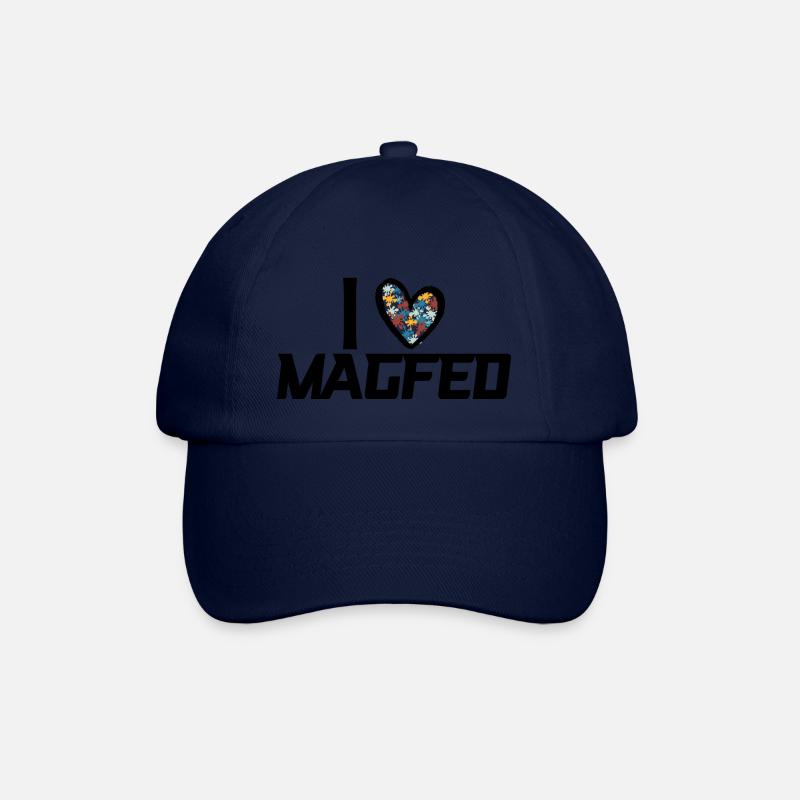 J’adore Magfed - Casquette classique - bleu/bleu