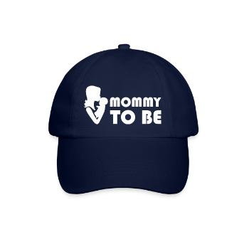 Schwangerschaft Babyparty Babyshower Boy Girl - Baseballkappe - Blau/Blau - Vorne