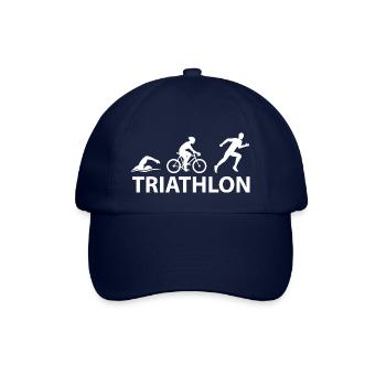 Triathlon Swim Bike Run Marathon - Baseballkappe - Blau/Blau - Vorne