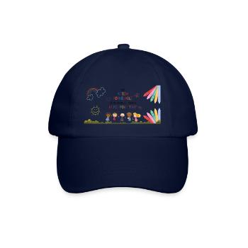 Une ATSEM formidable çà ne s'oublie pas - Casquette classique - bleu/bleu - Devant