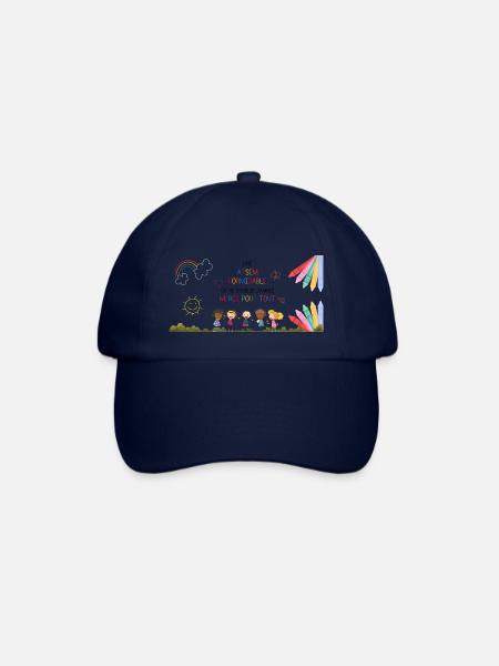 Une ATSEM formidable çà ne s'oublie pas - Casquette classique - bleu/bleu