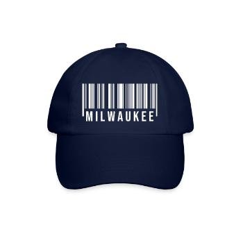 Milwaukee Barcode - Baseballkappe - Blau/Blau - Vorne