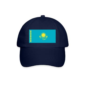 Kazakhstan Flag / Drapeau Kazakhstan - Baseball Cap - blue/blue - Front