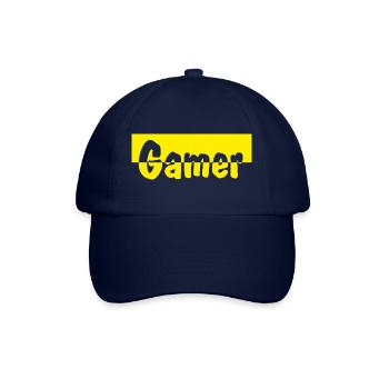Gamer - Baseballkappe - Blau/Blau - Vorne