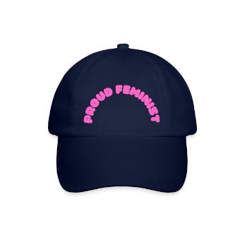 Proud Feminist - Baseballkappe - Blau/Blau - Vorne