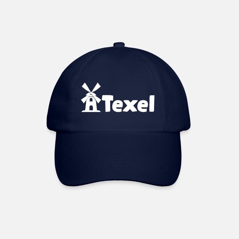 Texel Windmühle - Baseballkappe - Blau/Blau