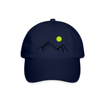 Mountains 01 - Baseball Cap - blue/blue - Front