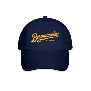 Bergmannkiez Vintage Schriftzug - Baseballkappe - Blau/Blau - Vorne