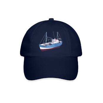 fishing trawler - Baseball Cap - blue/blue - Front