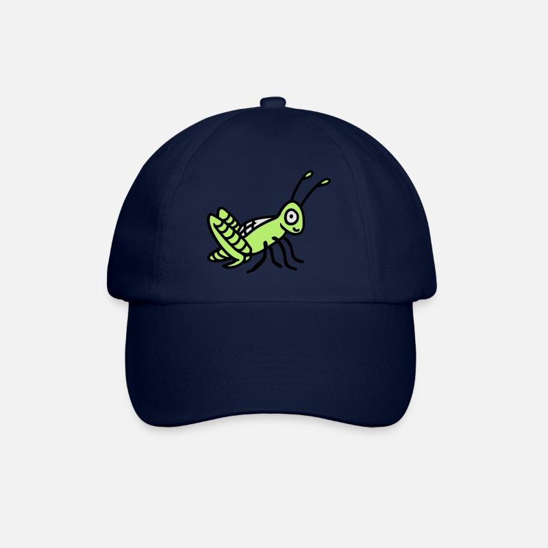 Grashüpfer 3 - Baseballkappe - Blau/Blau