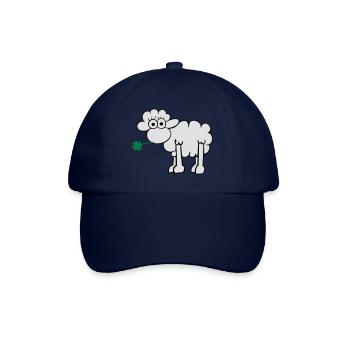 Sheep with clover - Baseball Cap - blue/blue - Front