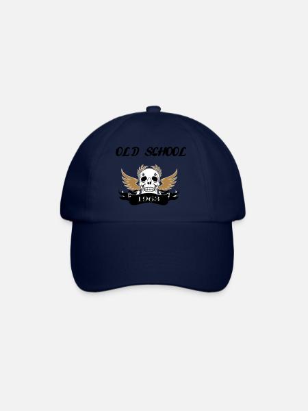 Old school1963 - Baseball Cap - blue/blue
