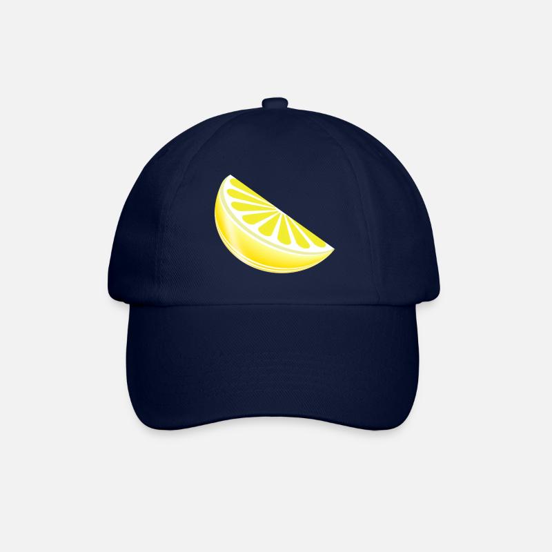 Zitrone - Baseballkappe - Blau/Blau