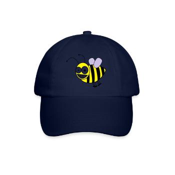 biene - Baseballkappe - Blau/Blau - Vorne