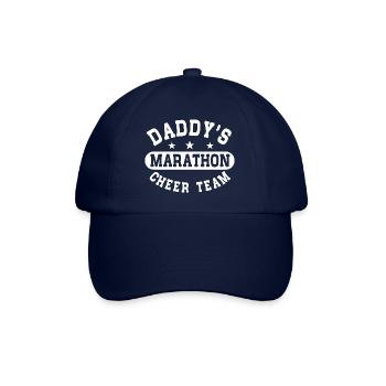 Daddy's Marathon Cheer Team - Baseball Cap - blue/blue - Front