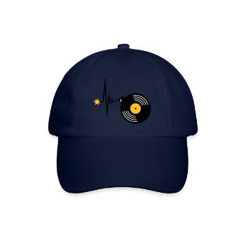 Heartbeat Vinyl Party Bomb - Baseball Cap - blue/blue - Front
