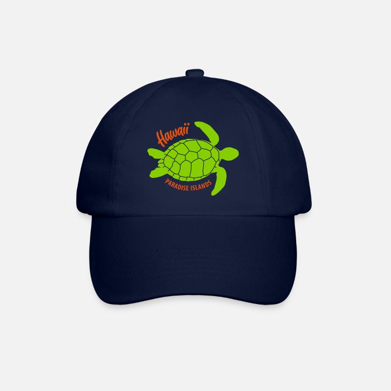 Schildkröte Hawaii Paradise Islands - Baseballkappe - Blau/Blau