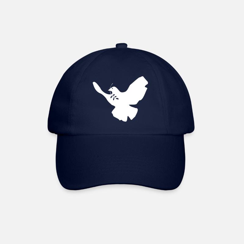 Friedenstaube - Baseballkappe - Blau/Blau