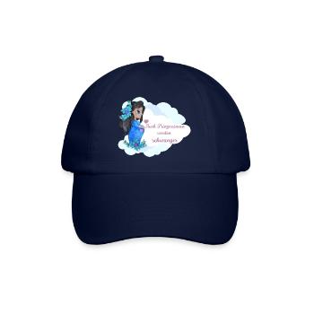 Geschenk für Schwangere 💗schwangere Prinzessinnen - Baseballkappe - Blau/Blau - Vorne
