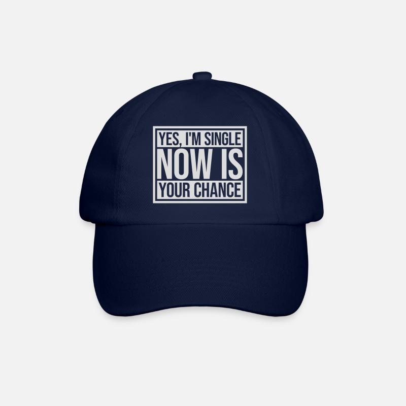 single now your chance - Baseballkappe - Blau/Blau
