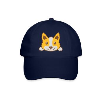 Cute little dog design - Baseball Cap - blue/blue - Front