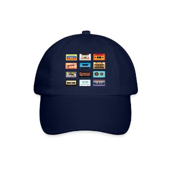 Classic cassette music cassettes - Baseball Cap - blue/blue - Front
