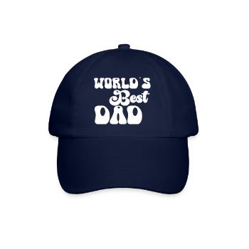 Herren Bester Papa Der Welt vater Vatertag suger - Baseballkappe - Blau/Blau - Vorne