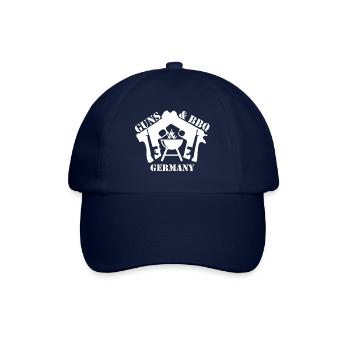 Guns & BBQ Germany - Baseballkappe - Blau/Blau - Vorne