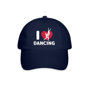 Dancing Dance Music - Baseballkappe - Blau/Blau - Vorne