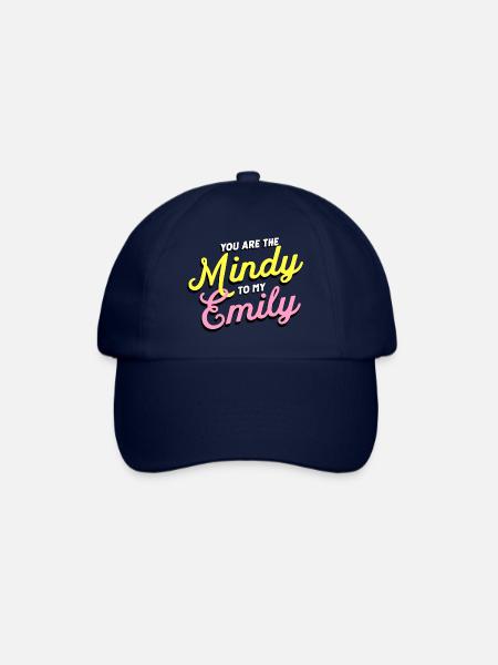 Emily In Paris You Are The Mindy To My Emily - Baseballkappe - Blau/Blau