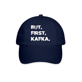 gift idea vegetarian birthday present idea sayings - Baseballkappe - Blau/Blau - Vorne
