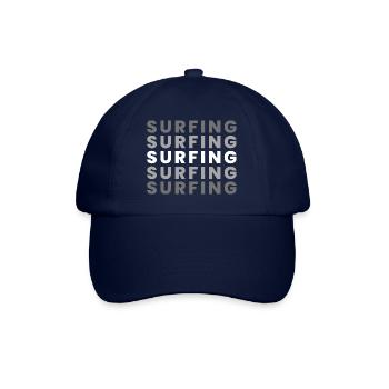 Surfing - Baseballkappe - Blau/Blau - Vorne