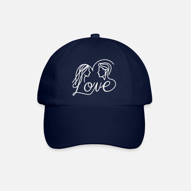Amour - Casquette classique - bleu/bleu