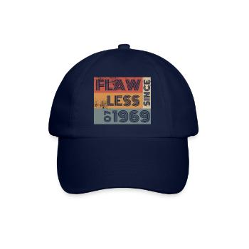 55e anniversaire sans faille depuis 07/1969 - Casquette classique - bleu/bleu - Devant