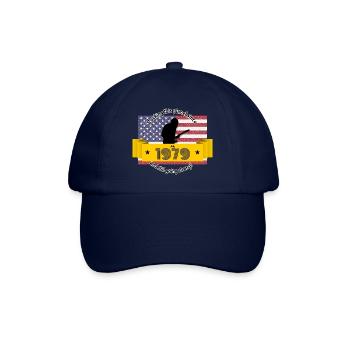45. Anniversaire Rocking this planet since 07/1979 - Casquette classique - bleu/bleu - Devant