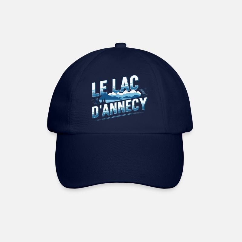 Le Lac d'Annecy - Casquette classique - bleu/bleu