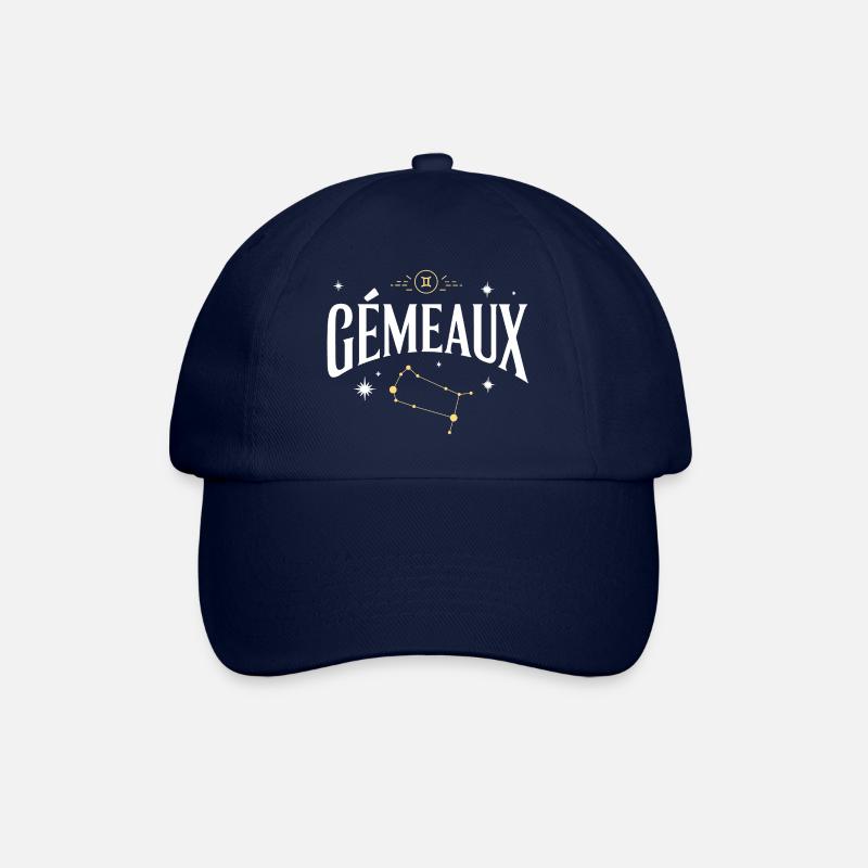 Signe astro gémeaux - Casquette classique - bleu/bleu