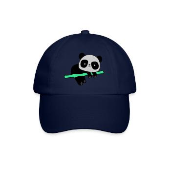 Pandabär - Baseballkappe - Blau/Blau - Vorne