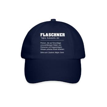 Flaschner lustige Definition - Baseballkappe - Blau/Blau - Vorne
