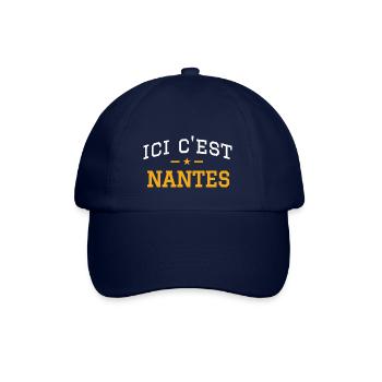 Ici c'est Nantes - Casquette classique - bleu/bleu - Devant