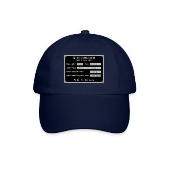 Stressmacher 2020 Sohn, Junge, Sohnemann, Stressma - Baseballkappe - Blau/Blau - Vorne