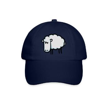 Schaf - Baseballkappe - Blau/Blau - Vorne