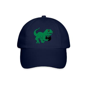 bowling dino (3c) - Baseball Cap - blue/blue - Front