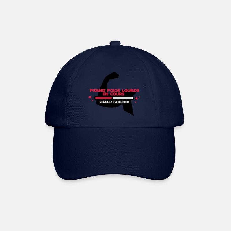permis poids lourds - Casquette classique - bleu/bleu