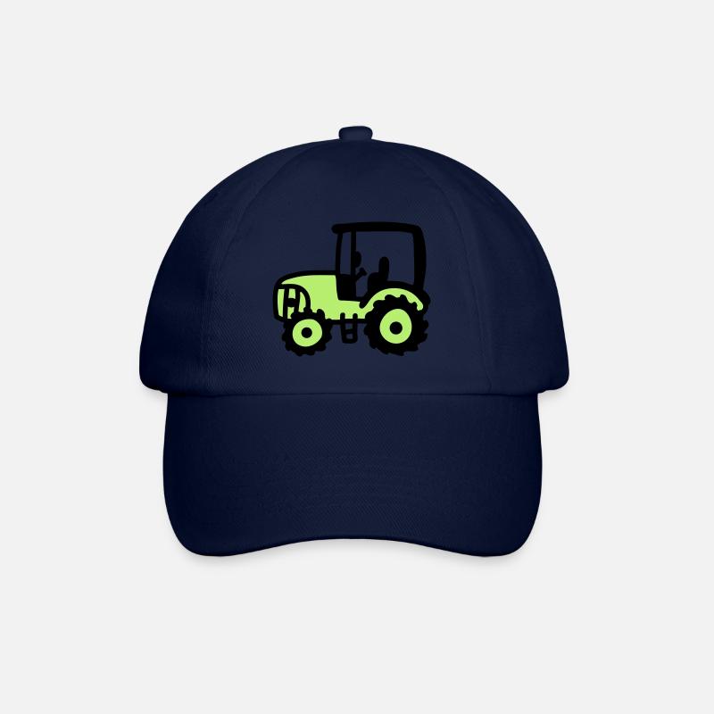 Traktor - Baseballkappe - Blau/Blau