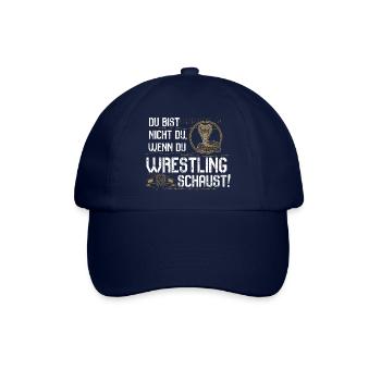 Wrestling schauen - Baseballkappe - Blau/Blau - Vorne