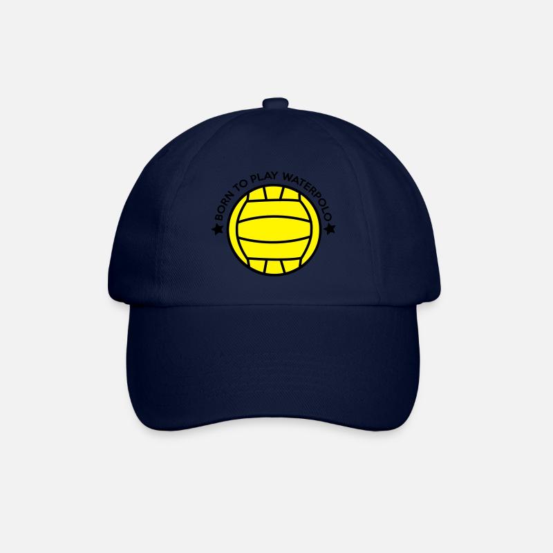 borntowaterpolo - Baseball Cap - blue/blue