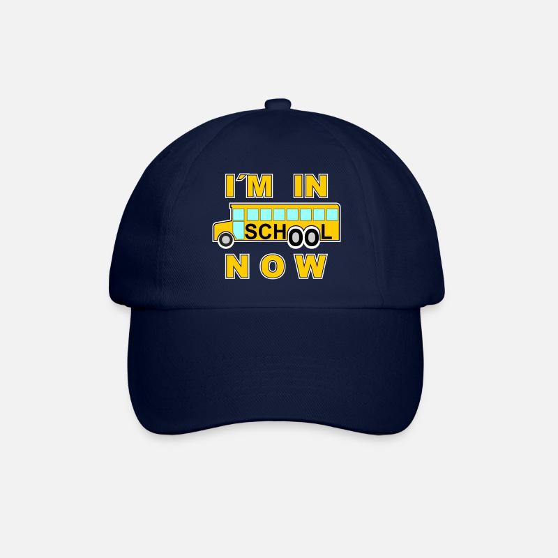 School im in school now - Baseball Cap - blue/blue