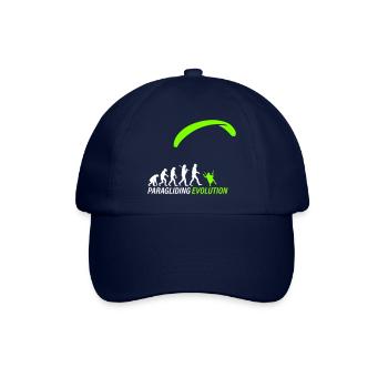 Paragliding Evolution - Baseball Cap - blue/blue - Front